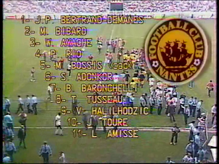 Fanion Coupe De France 1983 - PSG 3-2 Nantes - Collector
