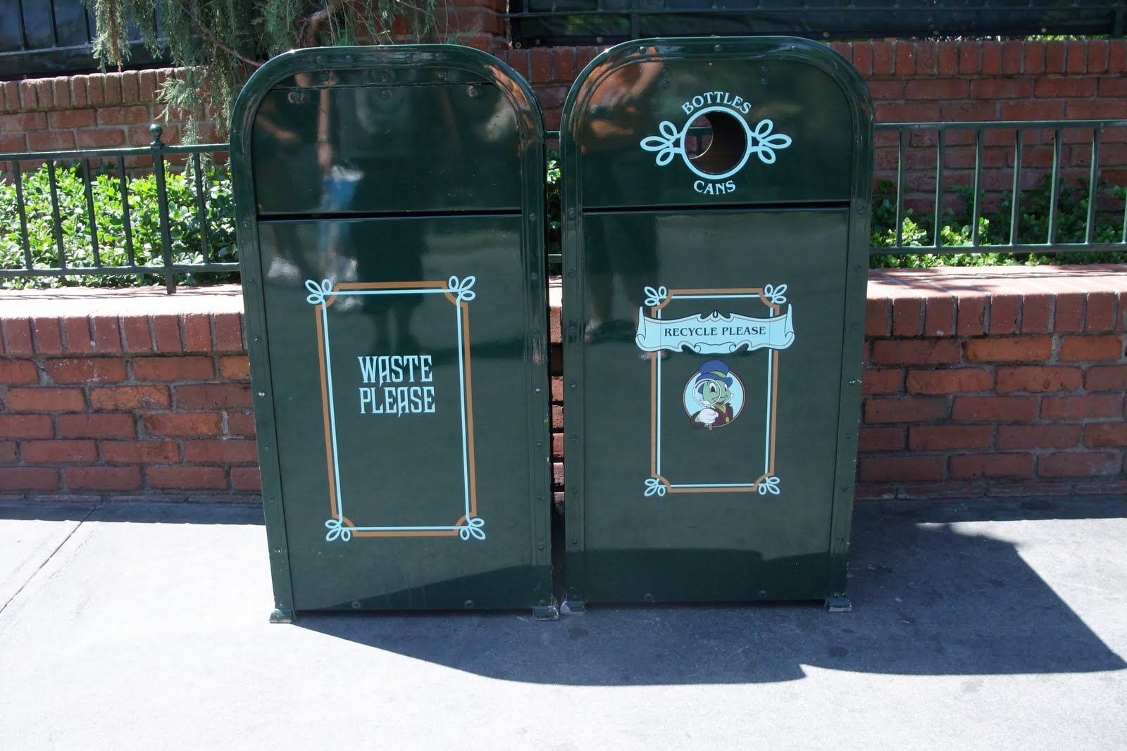 Disneyland Trash Cans