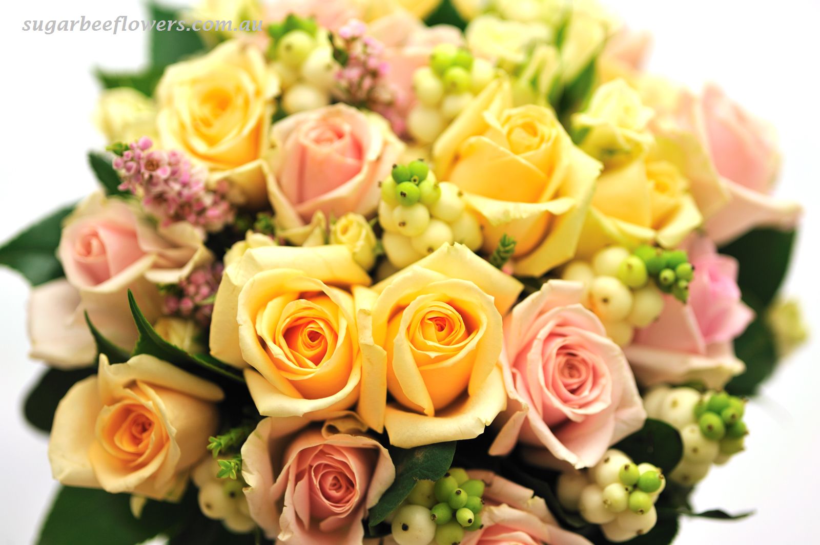 Sugar Bee Flowers: Mixed garden bouquet & rose bouquet