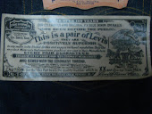Levis Oil Cloth circa 1957