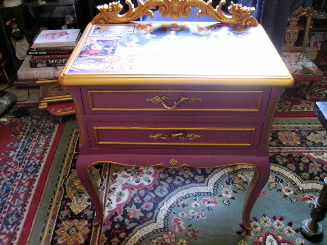 ALBERTO CABORNERO: Mueble restaurado y personalizado, homenaje a MARIE