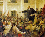 Lenin Proclama la Toma del Poder