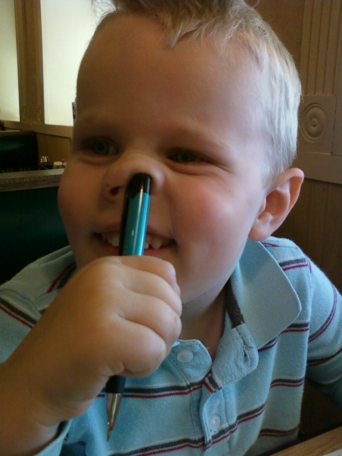 The Used Diaper Salesman* International Stick a Pen Up Your Nose Day