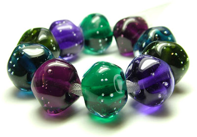 Lampwork Glass Nugget Beads