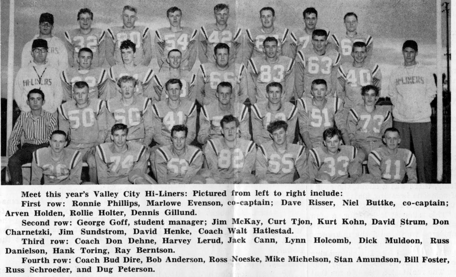 Hiliners61 Going WAY back to 1958 football!