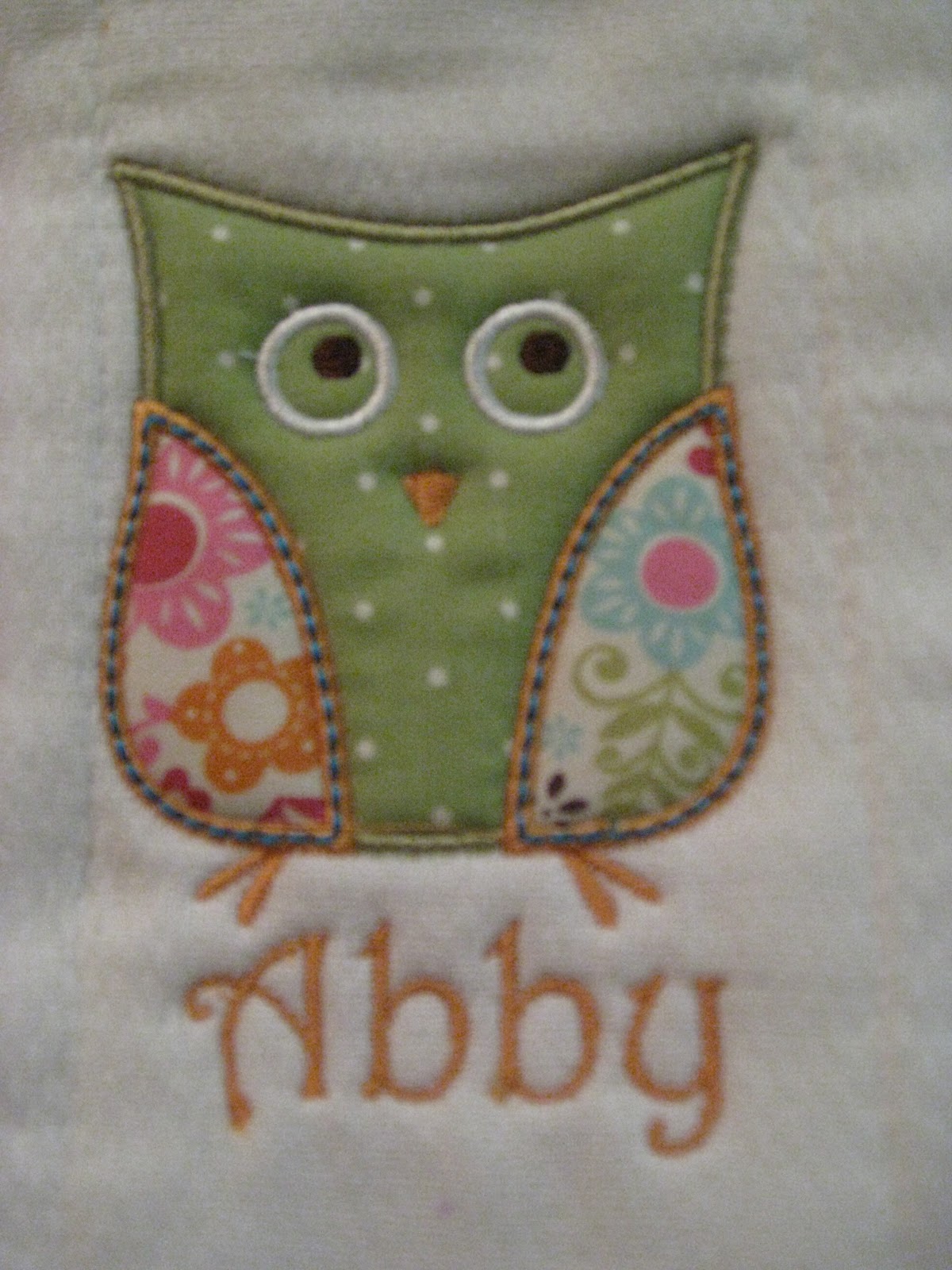 Little Miss A Designs New Items Applique Bib (reversible), Dual