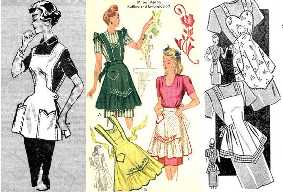 Vintage and Retro Apron Patterns вЂ” Tip Junkie