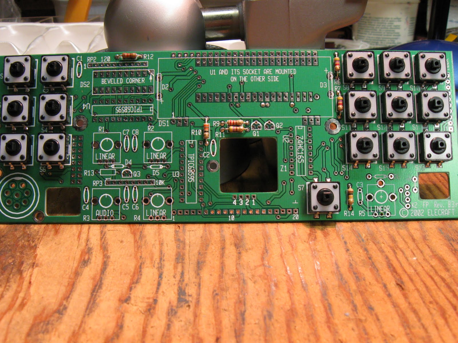 Building The Elecraft K2: Started the Front Panel