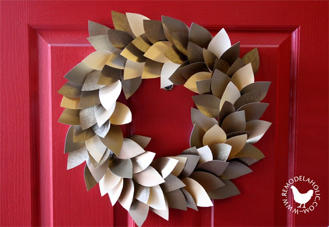 Paper Christmas Decorations Day 10  Remodelaholic