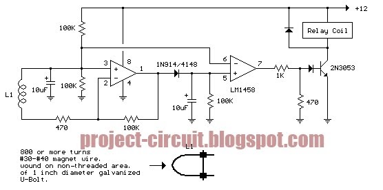 Free Project Circuit Diagram: AC Line Current Detector Circuit