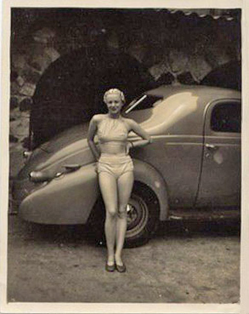 Vintage Cars And Girls 1920’s 1940’s Flesh And Relics