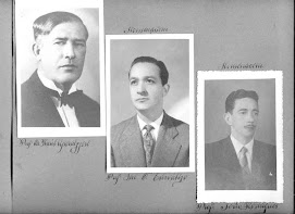 EAVM -1962. Album. Professores homenageados. Retratos. Quadro de Formatura