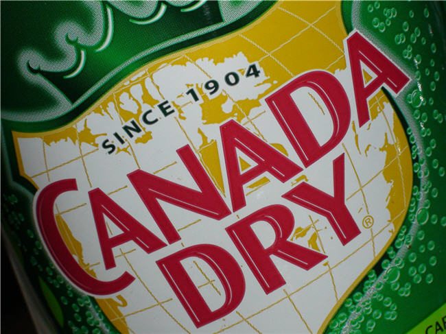 Map Drink = Canada Dry Ginger Ale