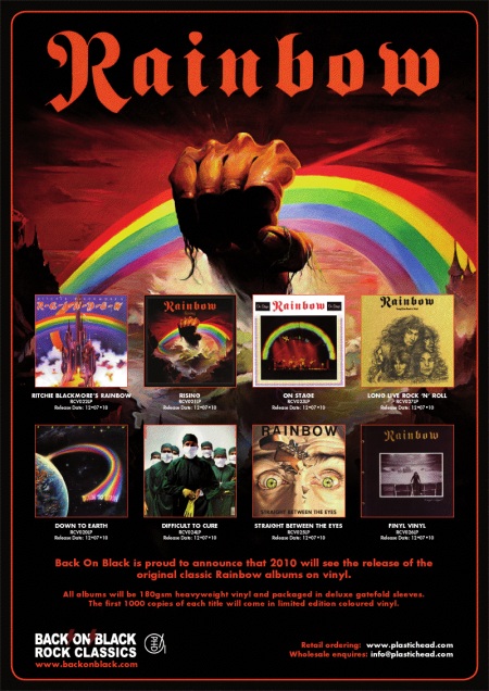 Resultado de imagen de discografia de rainbow