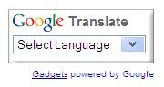 Add Google Translation Widget to your Blog/Website