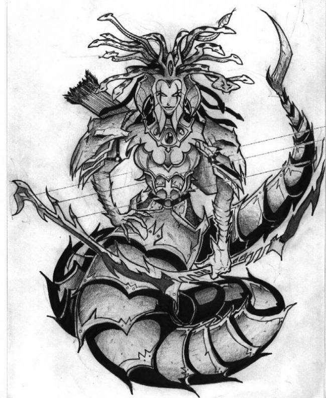 Эскизы тату дота 2