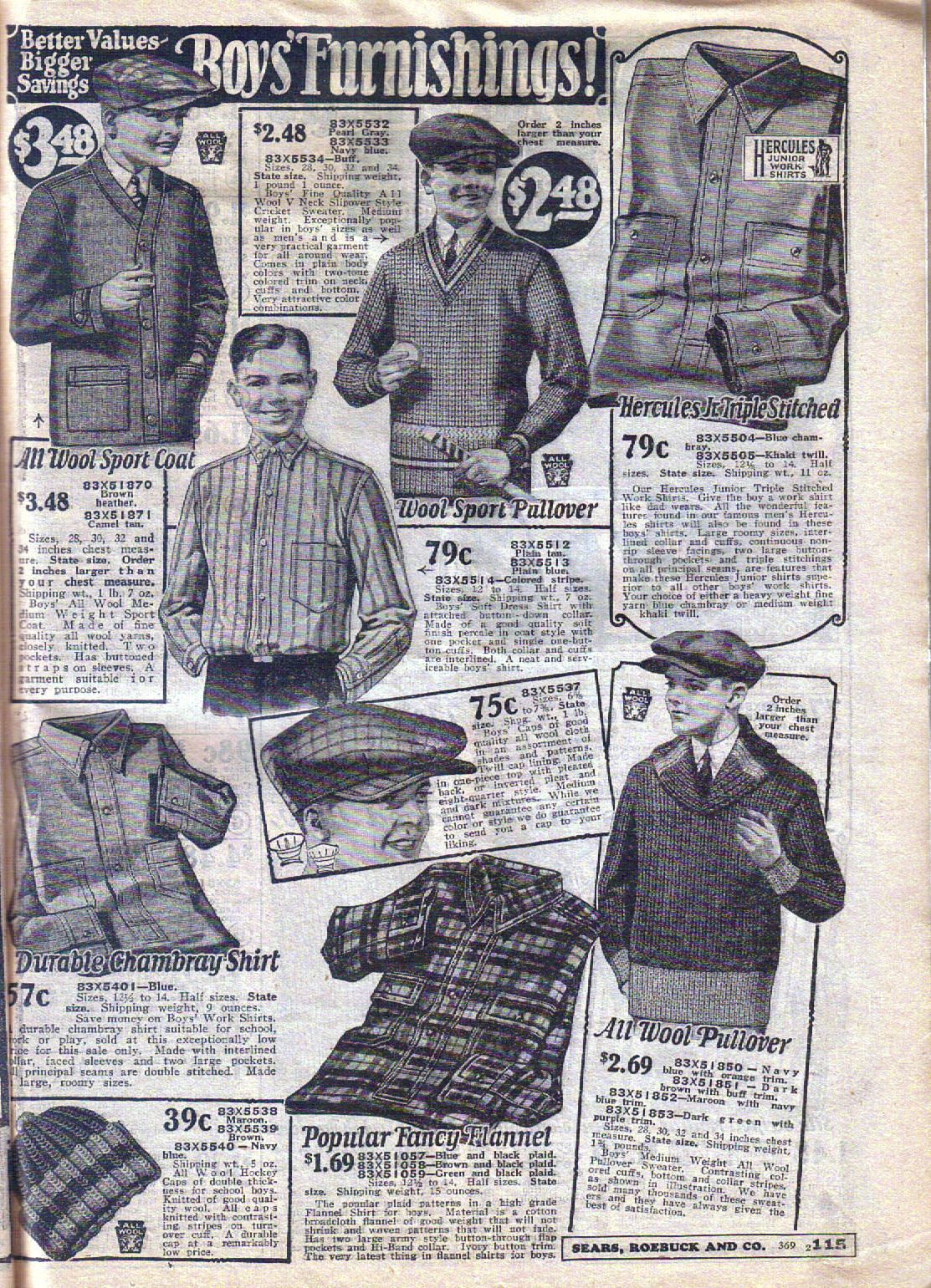 Fine And Dandy Shop Dandy Advertising Sears Roebuck 192425