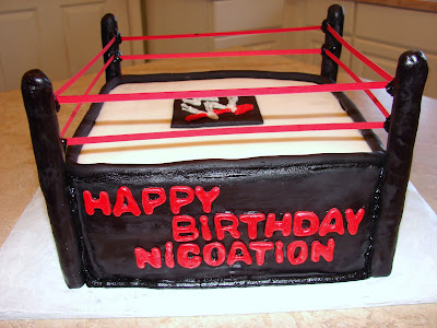 Ipsy Bipsy Bake Shop: WWE Cake