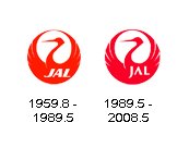 JAL Old vs New logos