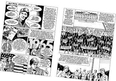 Phil Ochs is recalled in 'SDS: A GRAPHIC HISTORY' (Harvey Pekar/Paul Buhle, 2007)