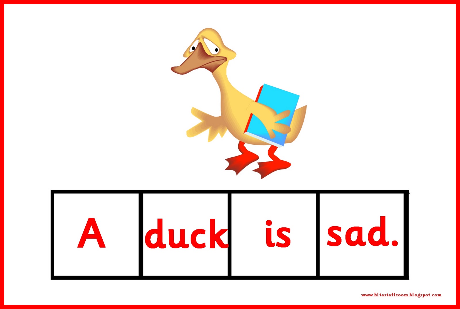 Debbie's Resource Cupboard Letters and Sounds captions for reading and