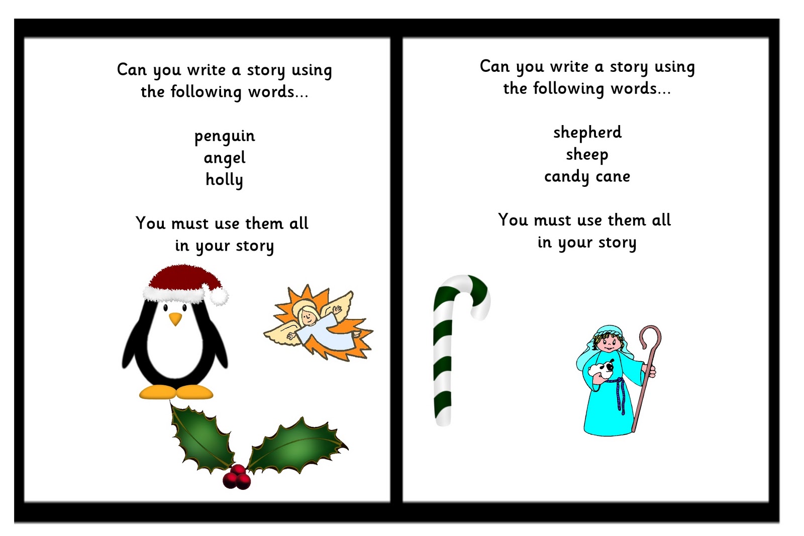 Debbie's Resource Cupboard: Christmas writing prompts