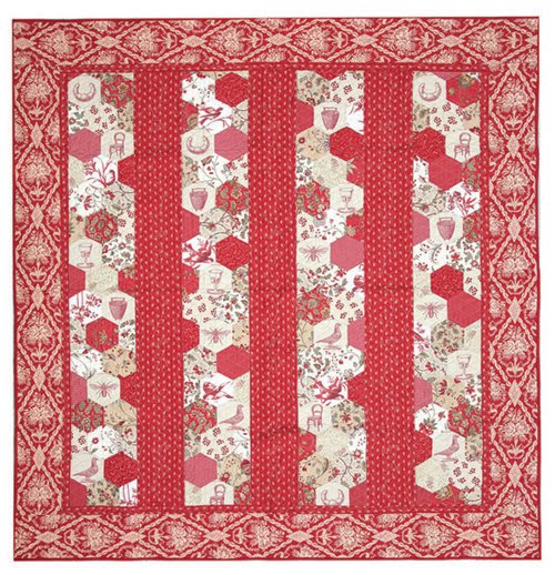Cotton Flower French General Quilt Kits
