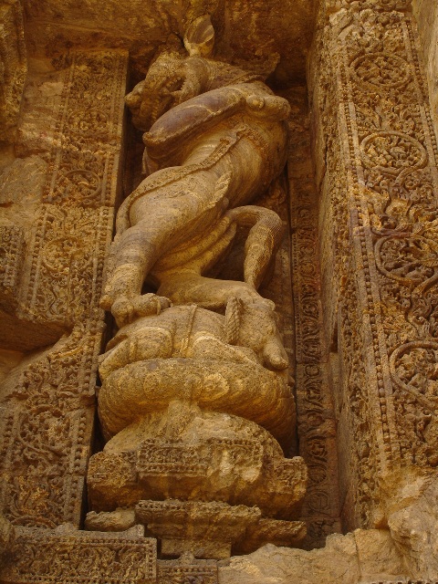 Konark Sun Temple Orissa Odisha stone carvings travel tourism
