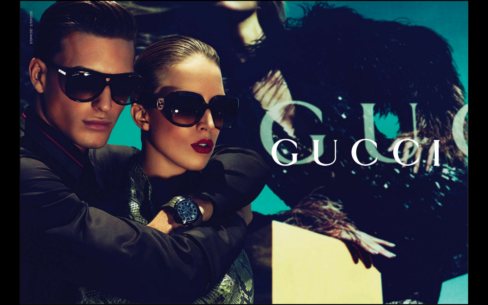 Smile: Gucci: Ad Campaign: Resort 2010: Raquel Zimmermann and Nikola ...