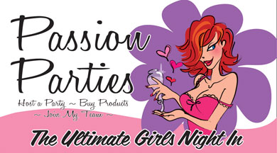 omecca custom graphic design: Passion Parties Banner