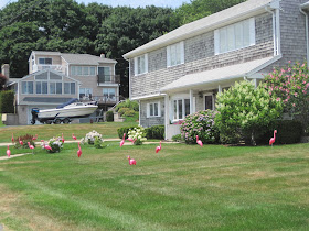 Gardening and Gardens: Pink Flamingo Lawn Ornaments