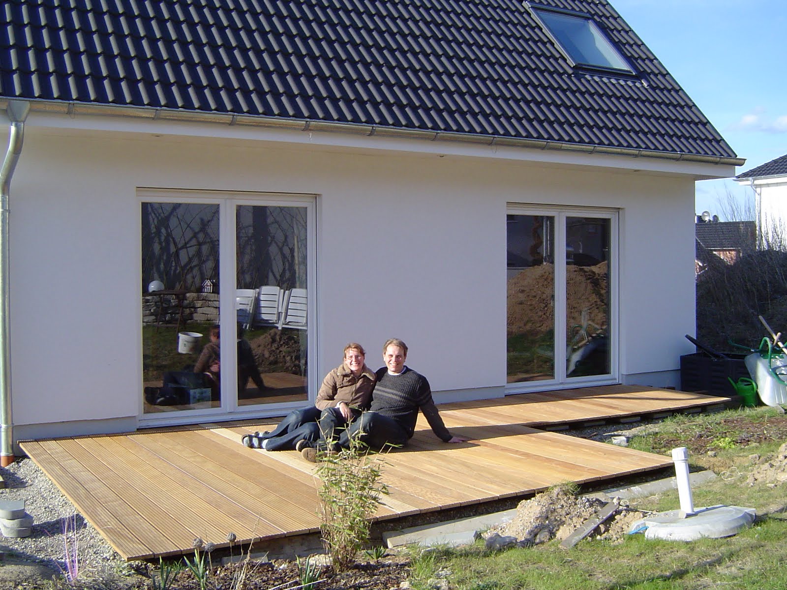 Abenteuer Haus! Unser Hausbau-Tagebuch: Unsere Terrasse ist fertig!