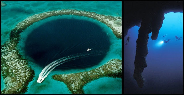 Gran agujero azul de coral en Belice