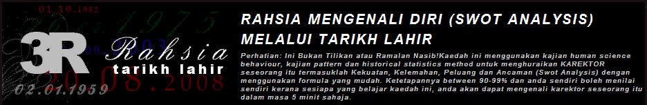 SELAMAT DATANG KE WWW.RAHSIATARIKHLAHIR.COM.MY