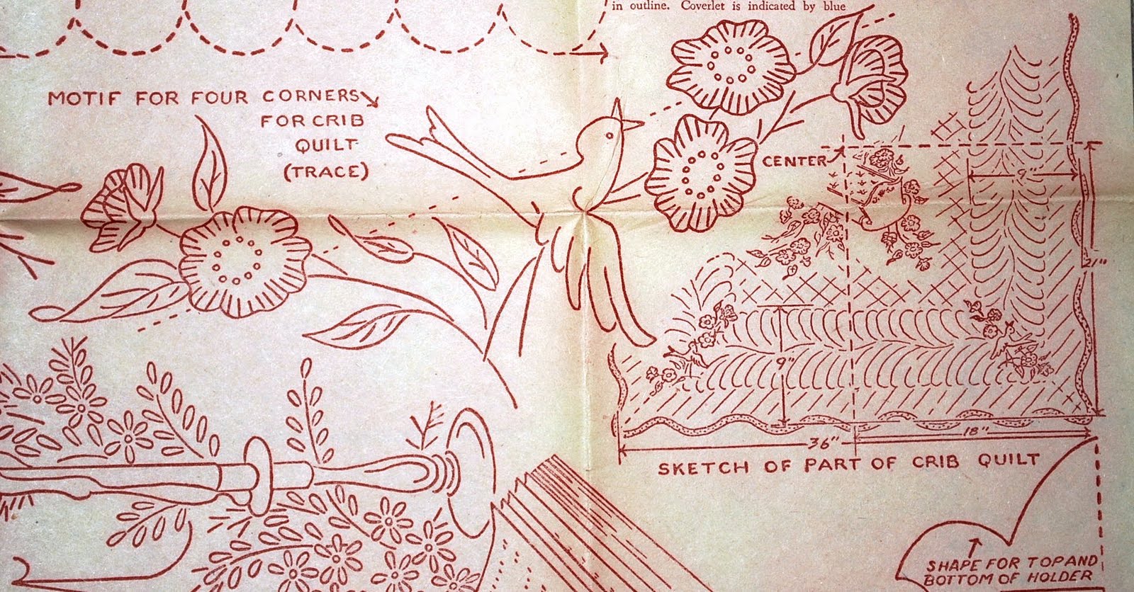 Milk and Honey Quilts Vintage Thursday ThingieIronon Embroidery