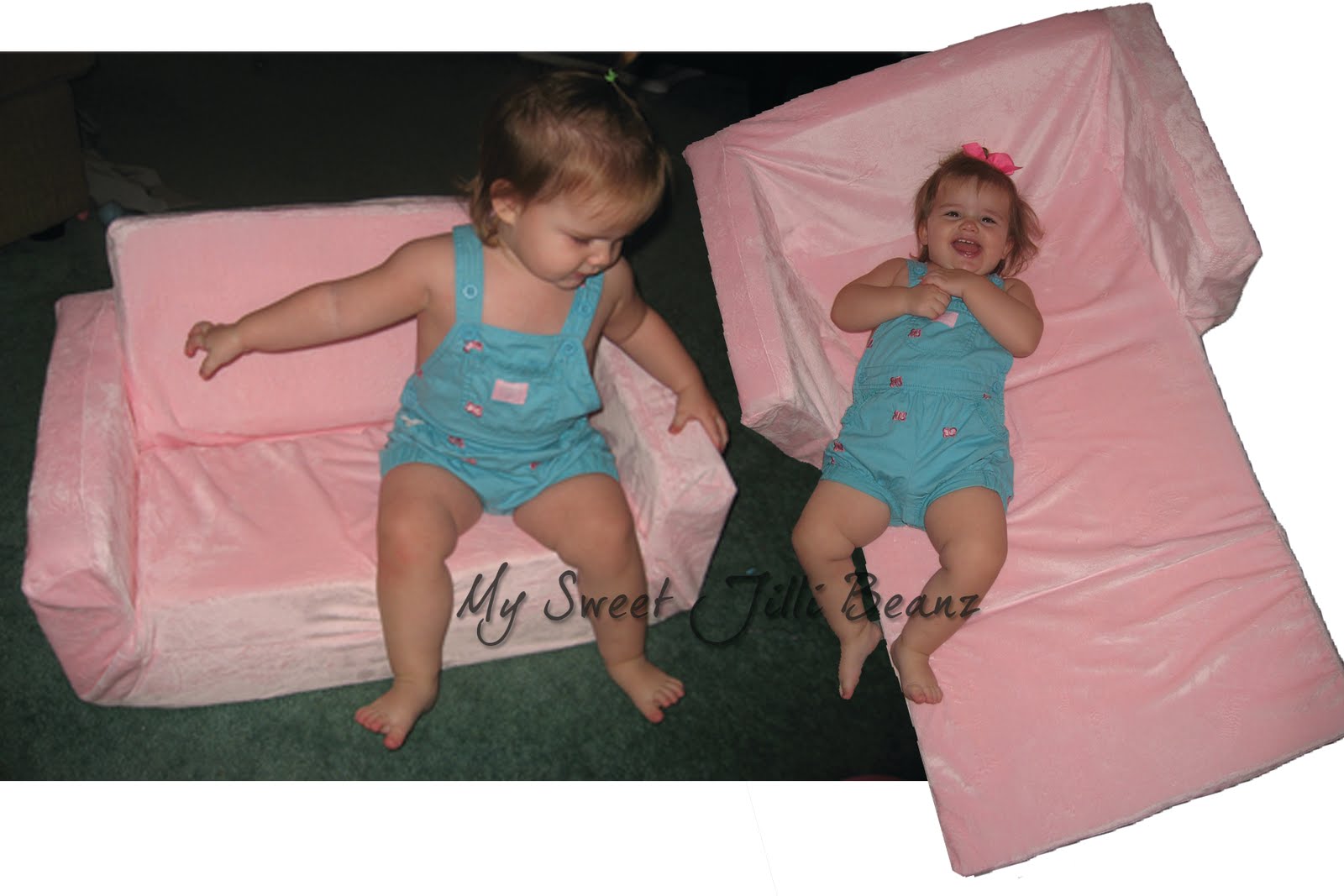 Sweet Jilli Beanz Slipcover for Child's PullOut Foam Couch