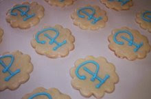 Initial "P" Sugar Cookies made exclusively for Southern Traditions PANDORA Trunk Show