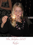 Barnbarnet Ylva 9 år julen 2005