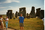 Stonehenge - Bloggaren i förgrunden
