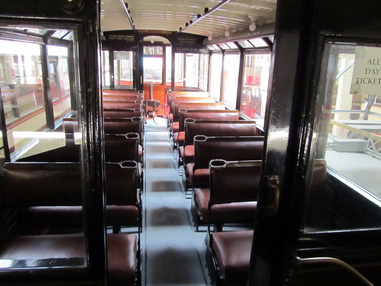 Richard's Tram Blog Seats