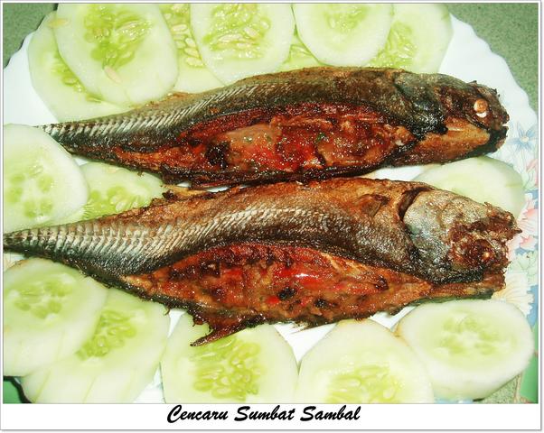 Jasmeen's Kitchens.: Ikan Cencaru sumbat sambal
