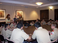 CON LOS  BOY SCOUT DEL CONCILIO DE MANHATTAN    N.Y.C.