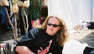 Mick Cluley chilling out