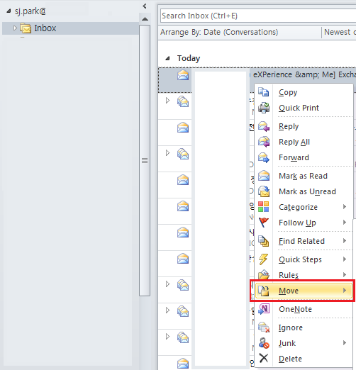 Post (Windows) eXPerience & Me Outlook Today Properties...
