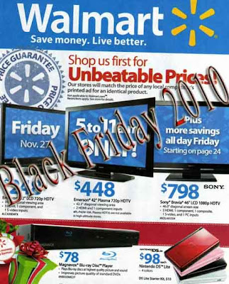 Walmart Black Friday 2010: Deals and Ads