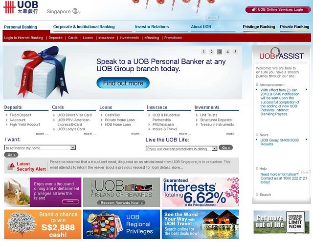 UOB Internet Banking (iBanking) Singapore – Service Review ...