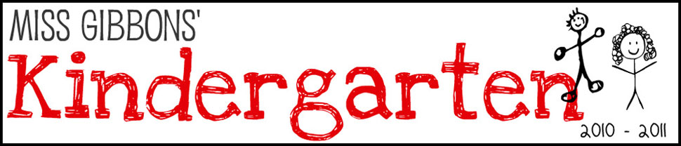 Miss Gibbons' Kindergarten 2010-2011
