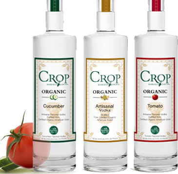 Crop organic vodkas