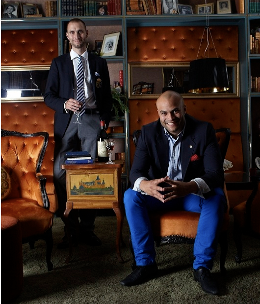 above: the team behind Sweden's Pure Green Vodka
