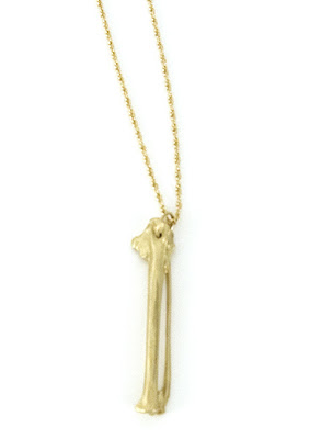 gold bone pendants